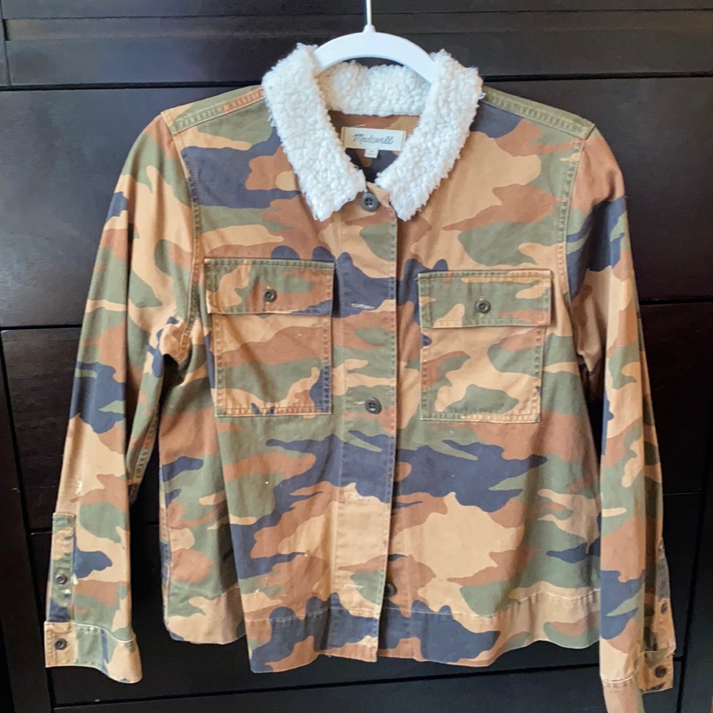 Madewell camo jacket